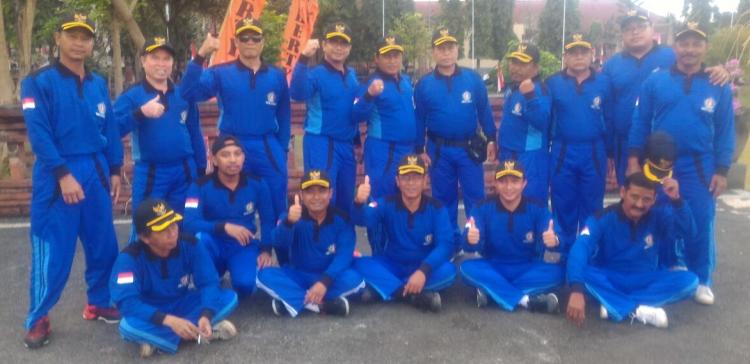 Kesbangpol Klungkung Ikuti Lomba Gerak Jalan 17 Km