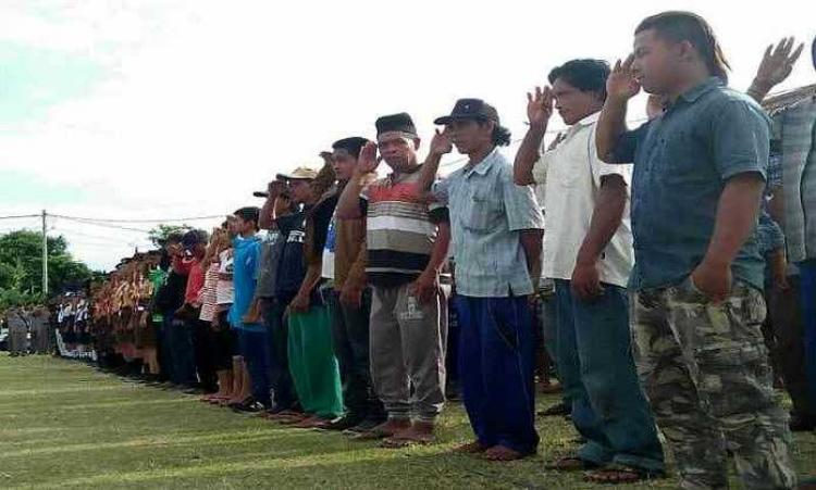 Hari Kesaktian Pancasila 2017 Diperingati Bersama Pengungsi Gunung Agung