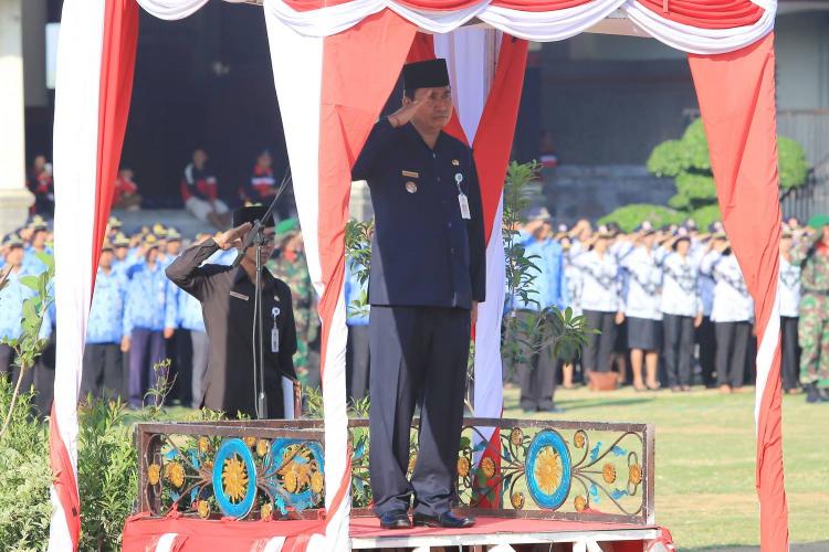 Pjs. Bupati Wayan Sugiada Pimpin Peringatan Hari Lahir Pancasila