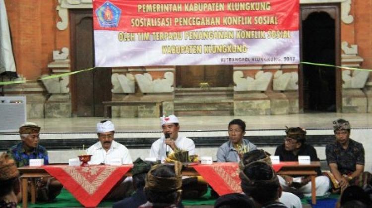 Sosialisasi Pencegahan Konflik di Kacangdawa