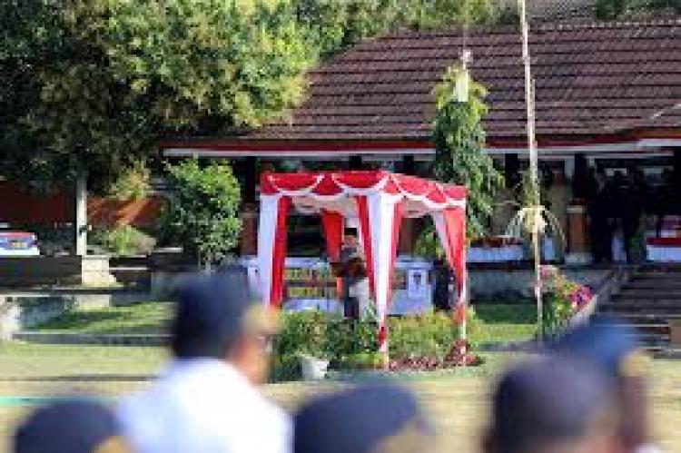 1 Oktober 2018, Pemkab Klungkung Peringati Hari Kesaktian Pancasila di GOR Suwecapura