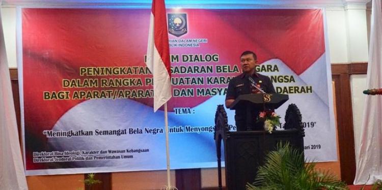 Kesbangpol Klungkung Hadiri Forum Dialog Peningkatan Kesadaran Bela Negara di Makasar