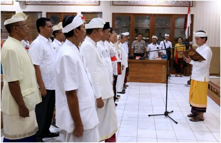 Bupati Klungkung Kukuhkan Pengurus Fkub Periode 2019-2024