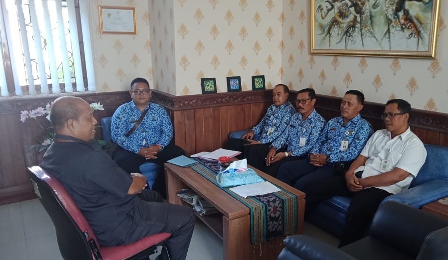 Ukur IDI, Kesbangpol Klungkung Konsultasi Dengan BPS dan Kesbangpol Provinsi Bali