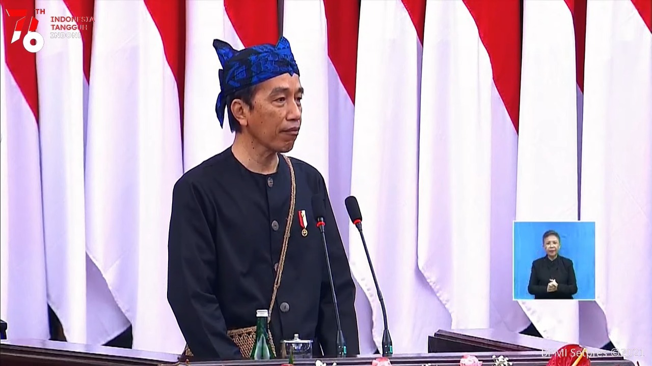 Ini Dia Pidato Kenegaraan Presiden Jokowi Dalam Rapat Tahunan MPR Tahun 2021