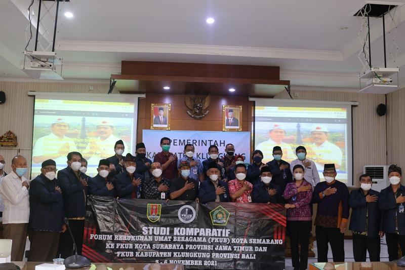 FKUB Klungkung Terima Kunjungan Studi  Komparatif FKUB Kota Semarang
