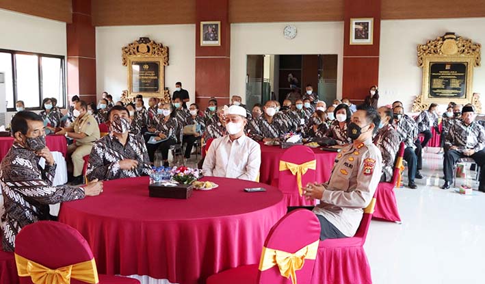 Bupati Klungkung Hadiri Muscab V PP Polri Cabang Klungkung