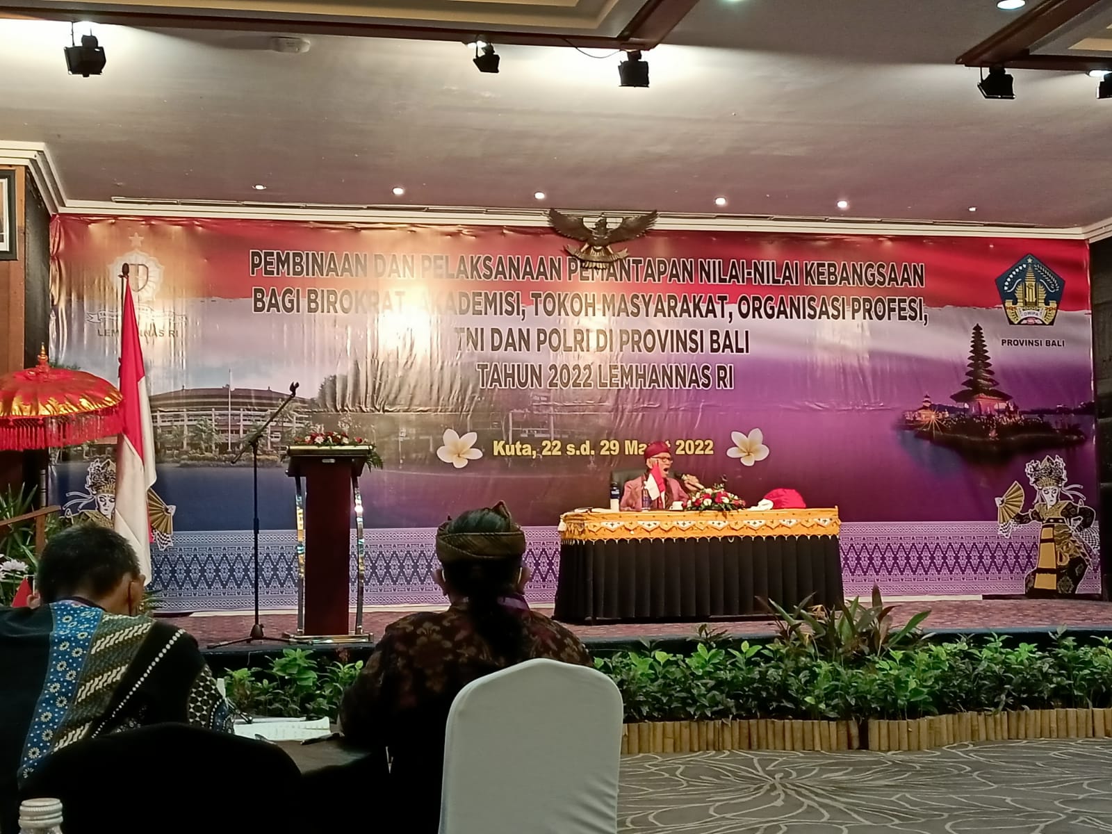 Kesbangpol Klungkung Ikuti Taplai Kebangsaan Lemhanas 2022