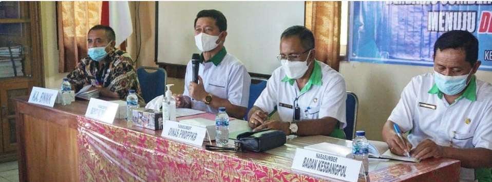 Badan Kesbangpol  Hadiri Kegiatan Advokasi  Ketahanan Keluarga Anti Narkoba di Kelurahan Semarapura Tengah