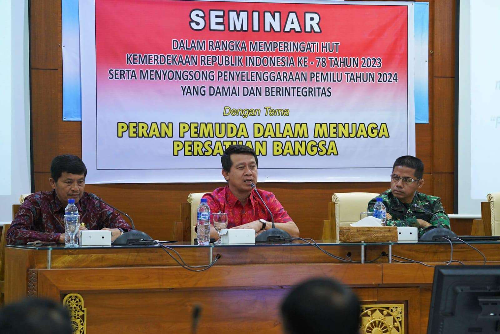 Bupati Suwirta Hadiri Sosialisasi Pencegahan Potensi Konflik Sosial