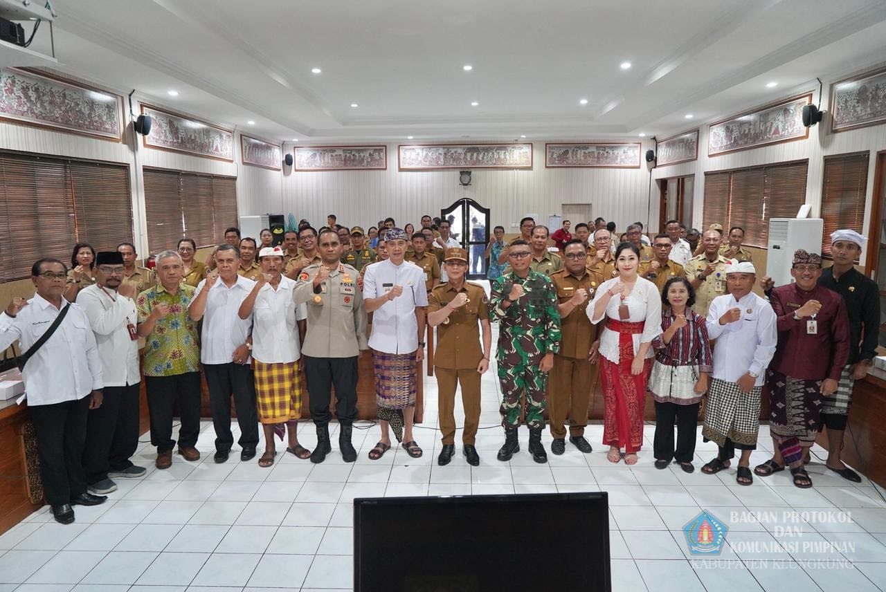 Rapat Koordinasi Forkopimda Klungkung Menindaklanjuti Arahan Mendagri