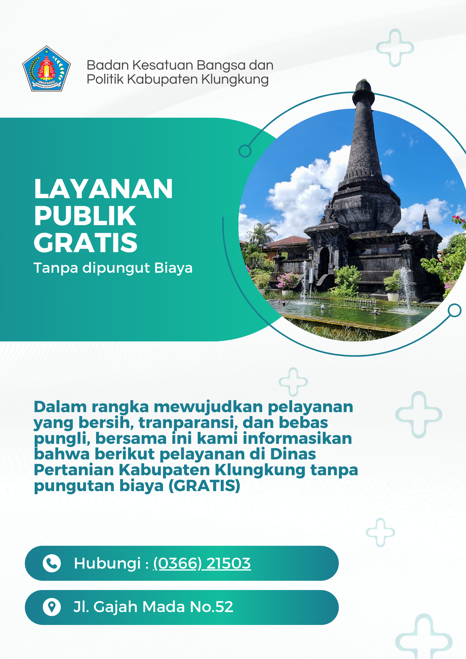 Pelayanan Publik Bersih dan Bebas Pungli!