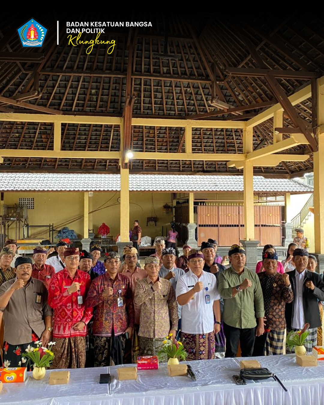 Kesbangpol Klungkung Gandeng Bendesa Adat Banjarangkan dalam Sosialisasi P4GN demi Mewujudkan Klungkung “Mahottama”